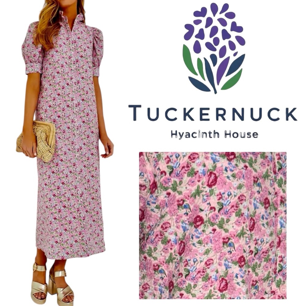 Tuckernuck Pink Floral Maxi Dress